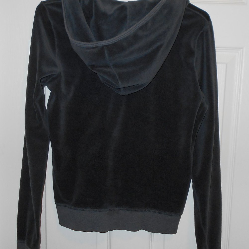 Juicy Couture Charcoal Gray Sweatshirt M Fit - Picture 7 of 15